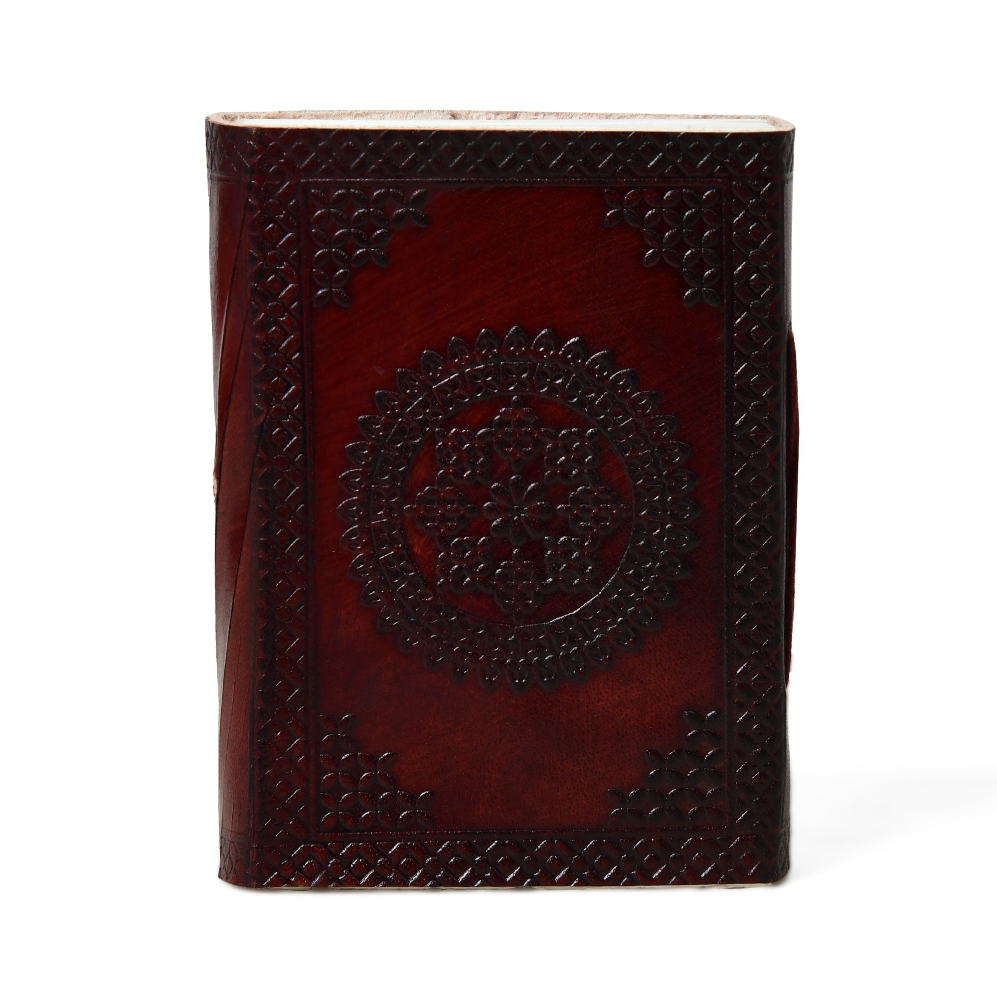 Nature's Wisdom Leather Journal - Che Cose Belle