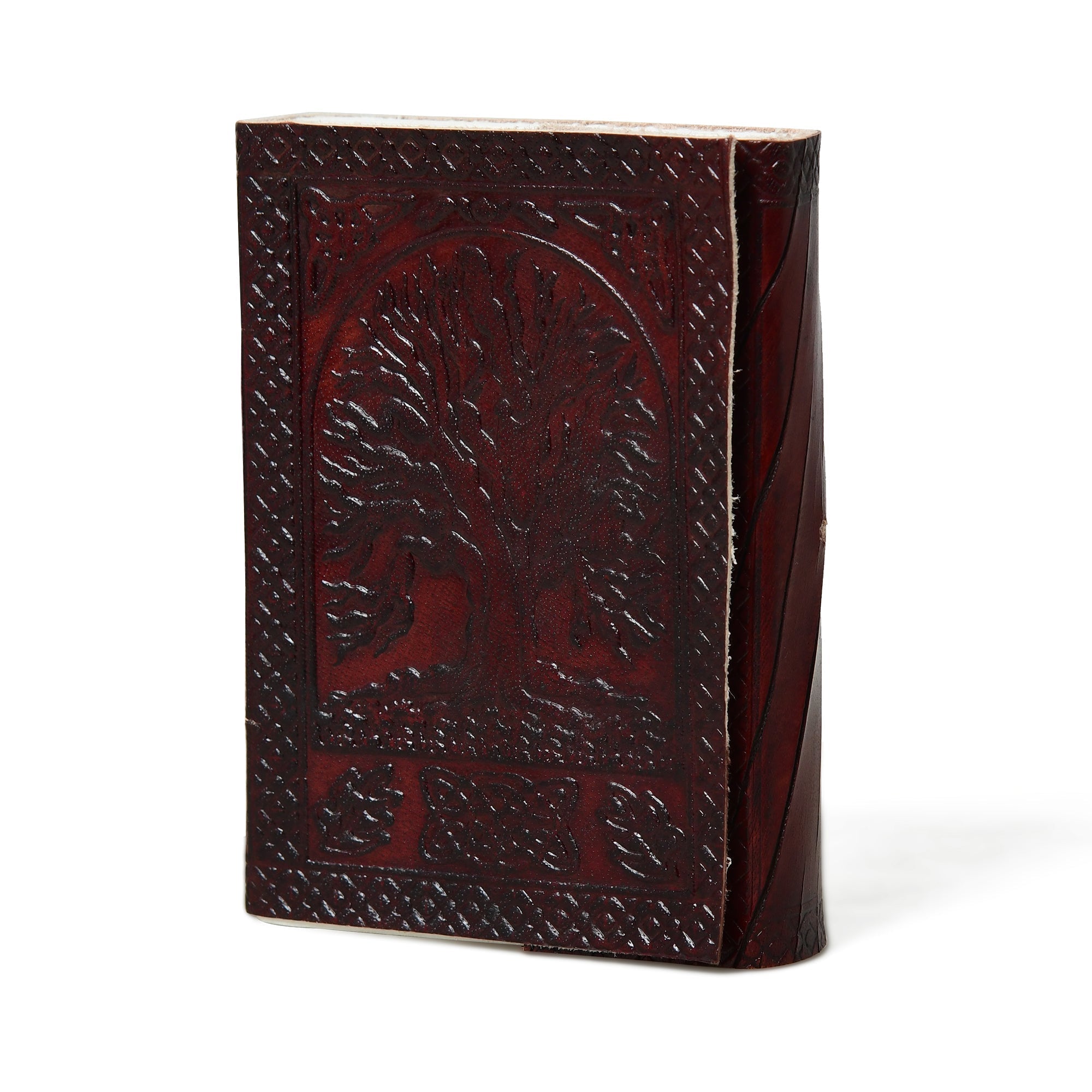 Nature's Wisdom Leather Journal - Che Cose Belle