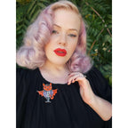 Naughty Nash Devil Bat Brooch by Johanna Parker x Lipstick & Chrome