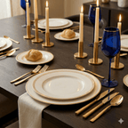 Navy Gloss Wine Glasses - Set of 4 - Che Cose Belle