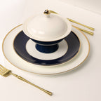 Navy Versaille Soup Bowl - Set of 4 - Che Cose Belle