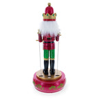 Animated Nutcracker Drummer Musical Figurine - Winter Music Box 13 Inches