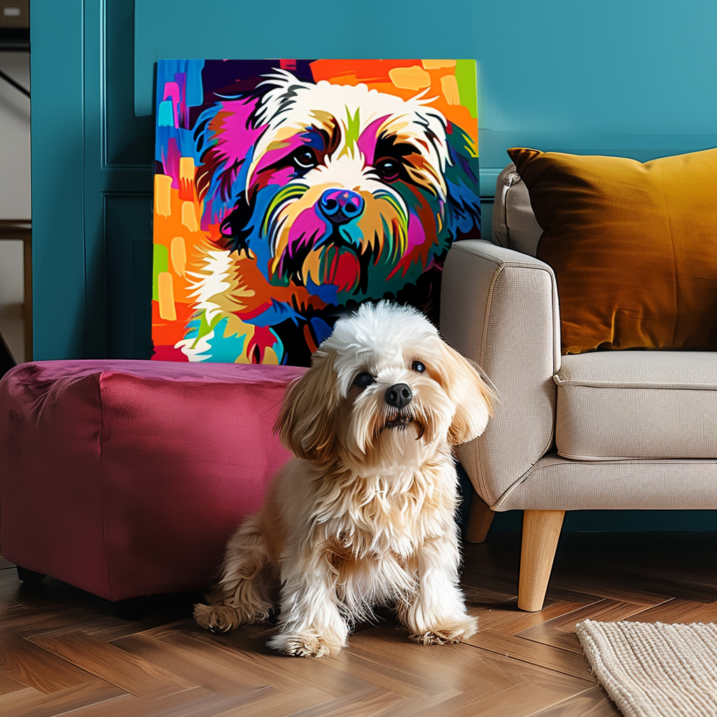 Neo - Pop Art Texture Portrait - Che Cose Belle
