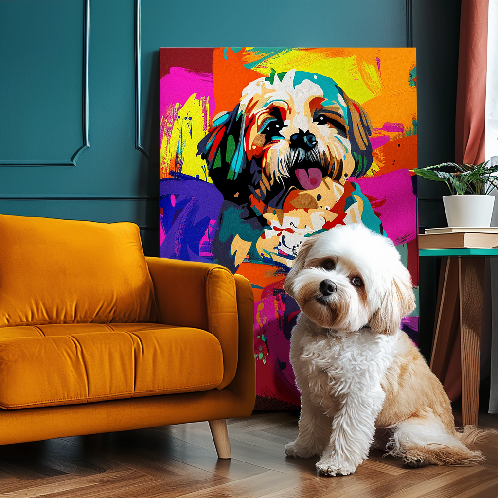 Neo - Pop Art Texture Portrait - Che Cose Belle