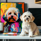 Neo - Pop Art Texture Portrait - Che Cose Belle