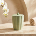 Nera Lidded Jar, Light Green - Che Cose Belle
