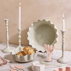 Nera Light Green Candle Holder, Large - Che Cose Belle