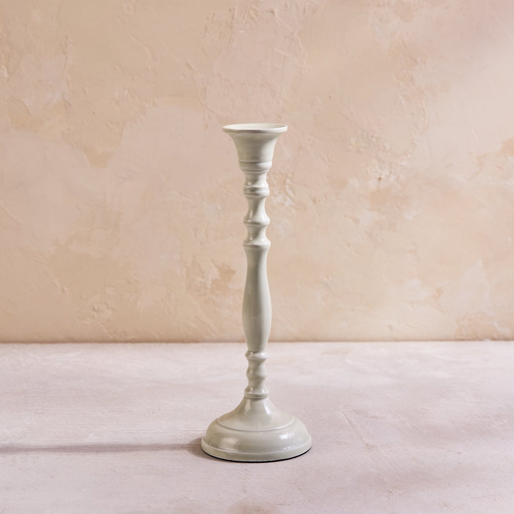 Nera Light Green Candle Holder, Medium - Che Cose Belle