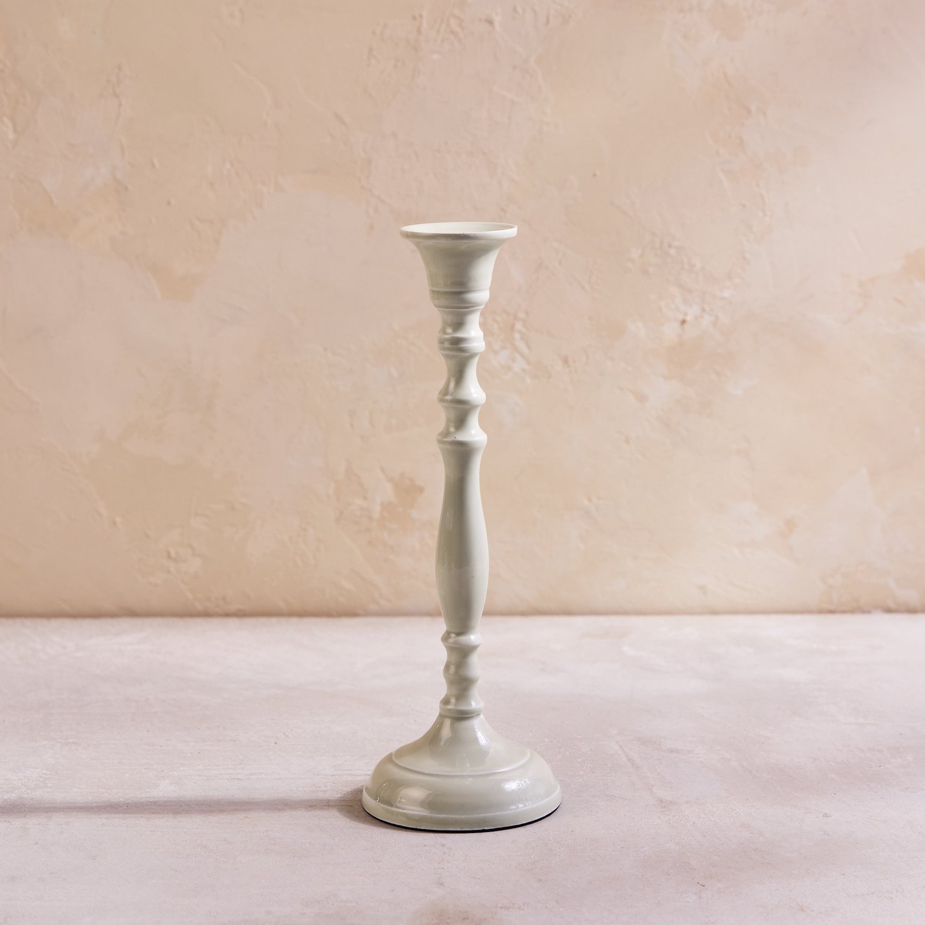 Nera Light Green Candle Holder, Medium - Che Cose Belle