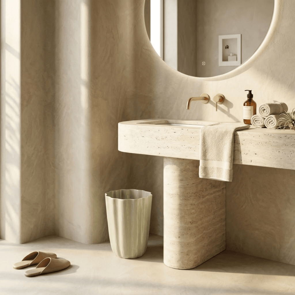 Nera Waste Basket, Light Green - Che Cose Belle