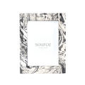 Neue Hand Marbled Wood Picture Frame - B&W & Neutrals (5x7) - Che Cose Belle