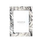 Neue Hand Marbled Wood Picture Frame - B&W & Neutrals (5x7) - Che Cose Belle