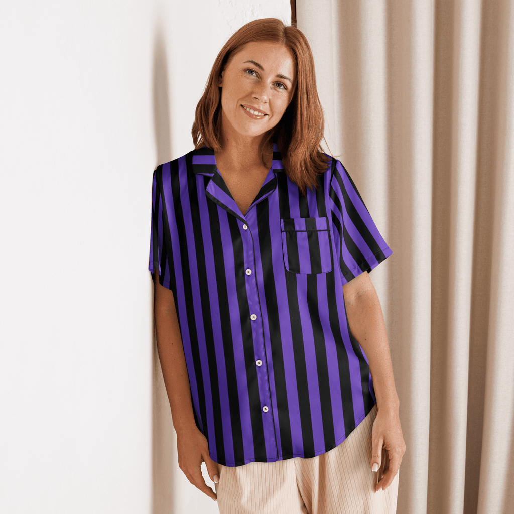 Nevermore Days Silky Pajama Top - Che Cose Belle