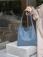 New Foreign Trade Cross-Border Office Commuter Tote Bag, Genuine Leather Large Capacity Shoulder Bag, Cowhide Handbag - Che Cose Belle