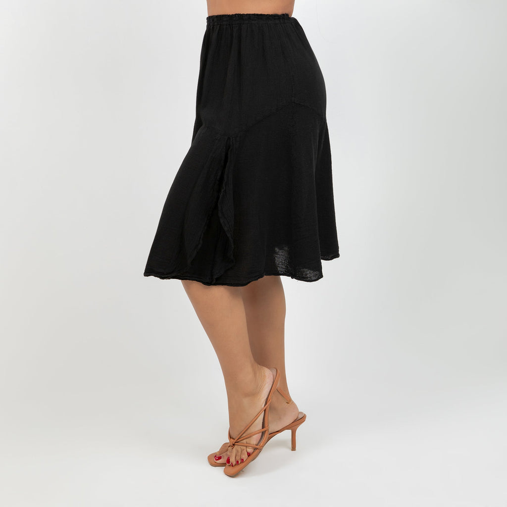 New Hannah - Lovely Knee Length Skirt 100% Cotton Gauze - Che Cose Belle