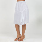 New Hannah - Lovely Knee Length Skirt 100% Cotton Gauze - Che Cose Belle