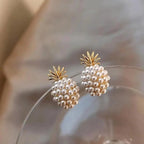 New Retro high - quality Pineapple pearl earrings Fashion Jewelry for women and Girls In Trend Design - Women Fashion Accessories - Che Cose Belle