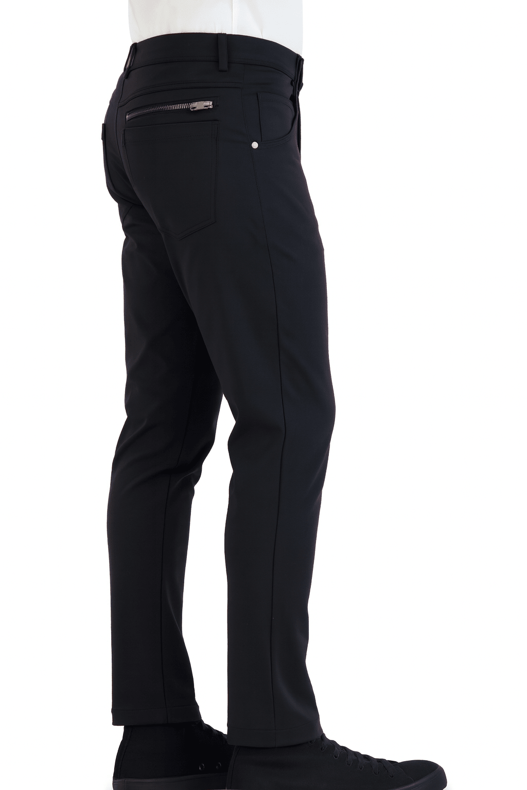 NEW & UPDATED Super - Stretch Men's Chinos //Casual// Black - Performance Collection - Che Cose Belle