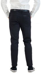 NEW & UPDATED Super - Stretch Men's Chinos //Casual// Black - Performance Collection - Che Cose Belle