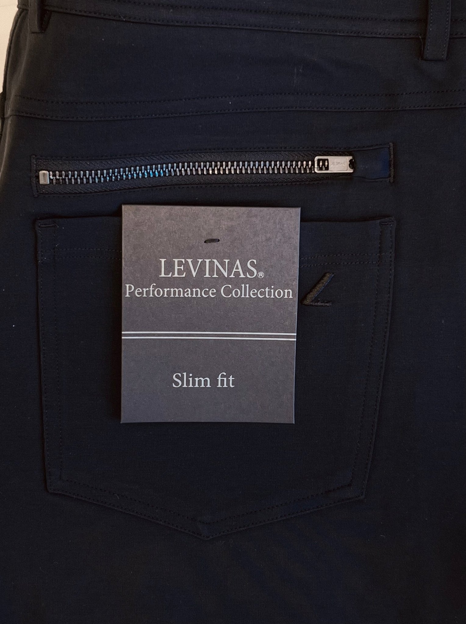 NEW & UPDATED Super - Stretch Men's Chinos //Casual// Black - Performance Collection - Che Cose Belle