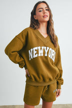 New York V - Neck Sweatshirt - Che Cose Belle