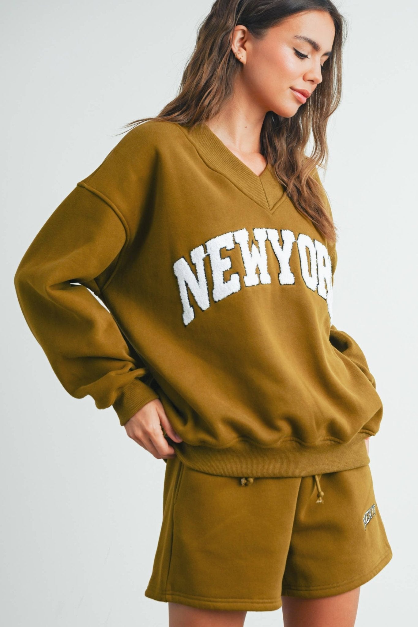 New York V - Neck Sweatshirt - Che Cose Belle