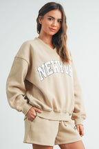 New York V - Neck Sweatshirt - Che Cose Belle