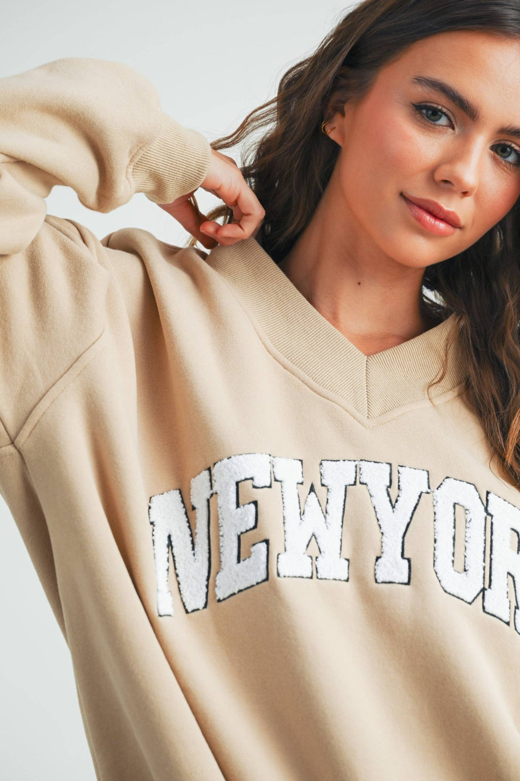 New York V - Neck Sweatshirt - Che Cose Belle