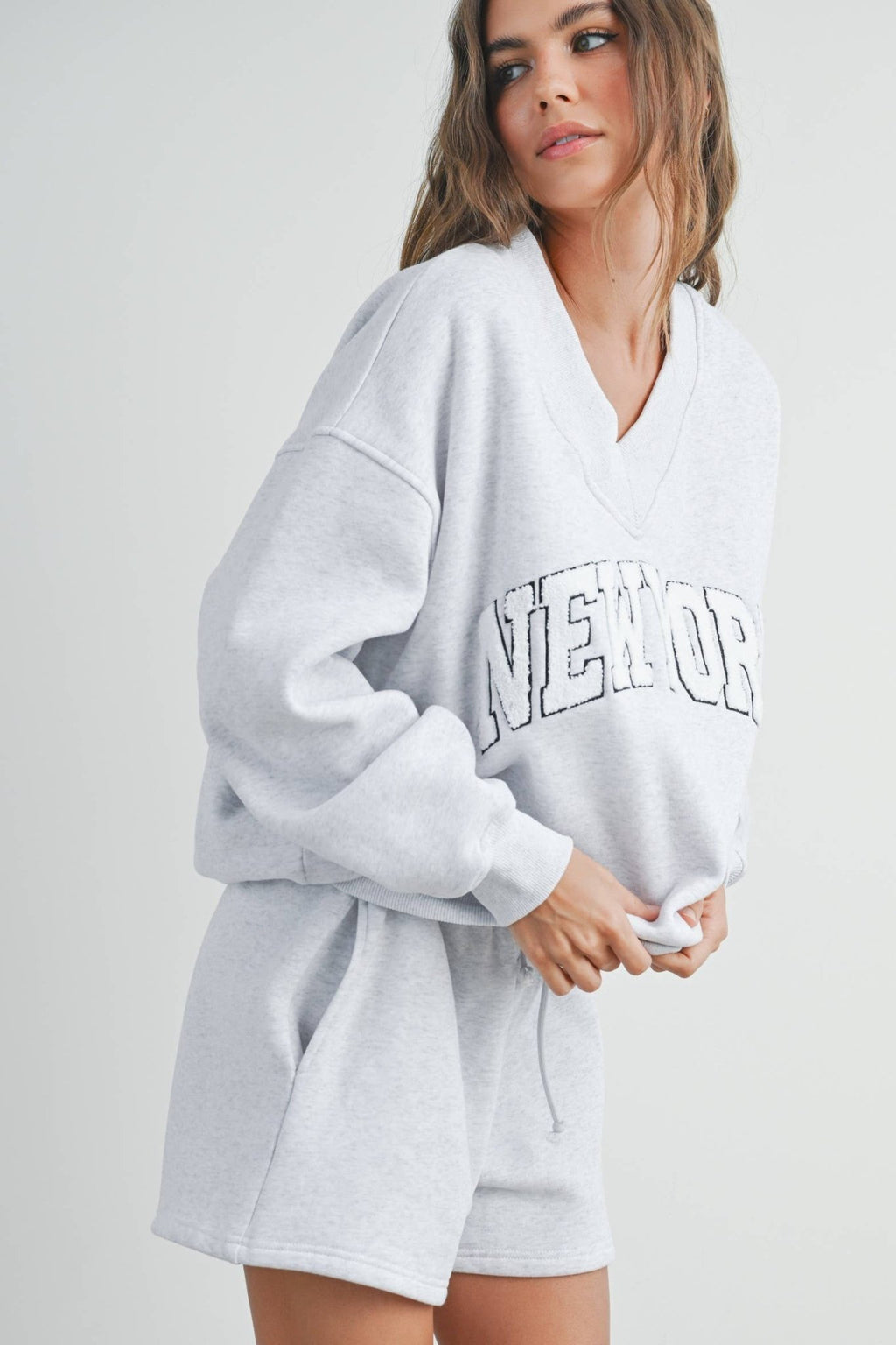 New York V - Neck Sweatshirt - Che Cose Belle