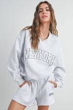 New York V - Neck Sweatshirt - Che Cose Belle