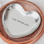 Nice Jewish Girl Heart Shaped Trinket Dish - Che Cose Belle