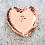Nice Jewish Girl Heart Shaped Trinket Dish - Che Cose Belle