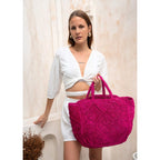 Nico Raffia Tote Bag - Che Cose Belle