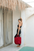 Nico Raffia Tote Bag - Che Cose Belle