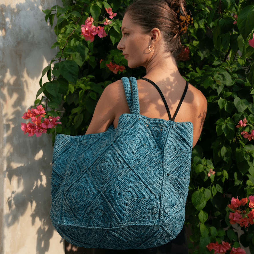 Nico Raffia Tote Bag - Che Cose Belle