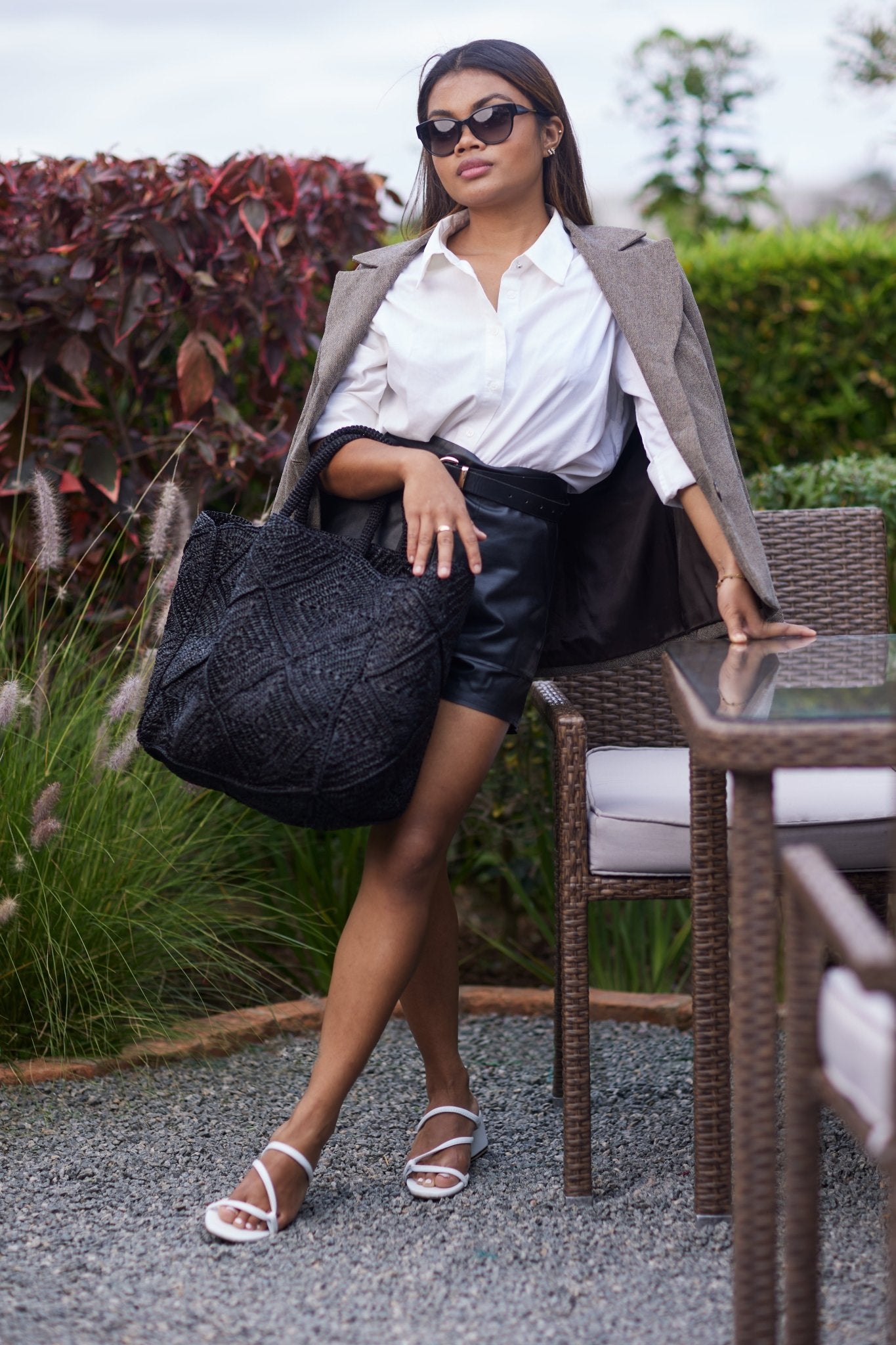Nico Raffia Tote Bag - Che Cose Belle