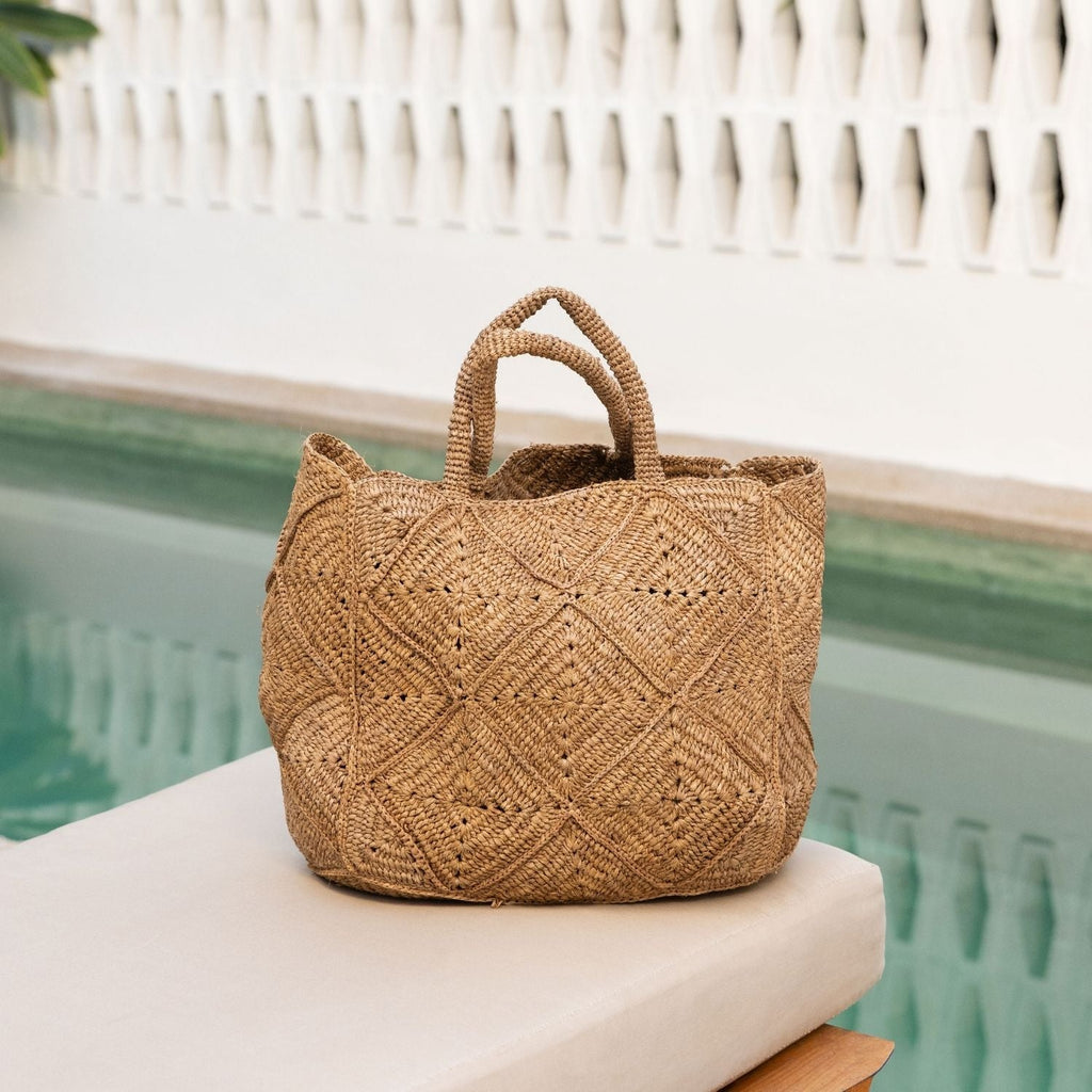 Nico Raffia Tote Bag - Che Cose Belle
