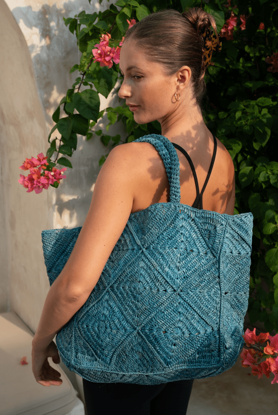 Nico Raffia Tote Bag - Che Cose Belle