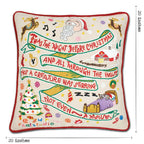 Night Before Christmas Hand-Embroidered Pillow - Che Cose Belle