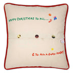 Night Before Christmas Hand-Embroidered Pillow - Che Cose Belle