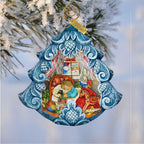Night Before Hand-Painted Christmas Tree Sculpted Hand-Painted Christmas Ornament by G. DeBrekht - Love Family Kids Decor - 610276 - Che Cose Belle