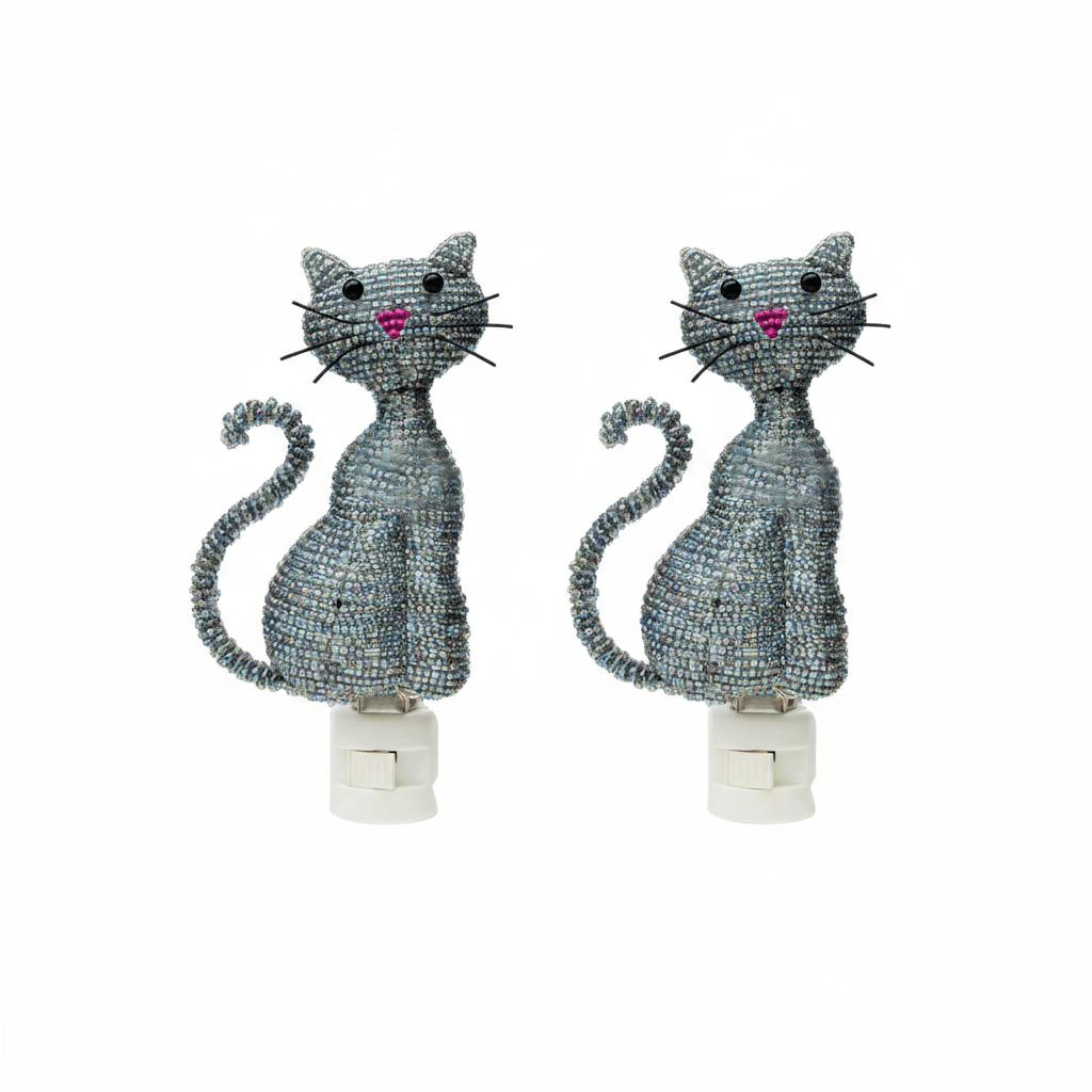 Night Light, Cat (Set of 2) - Che Cose Belle
