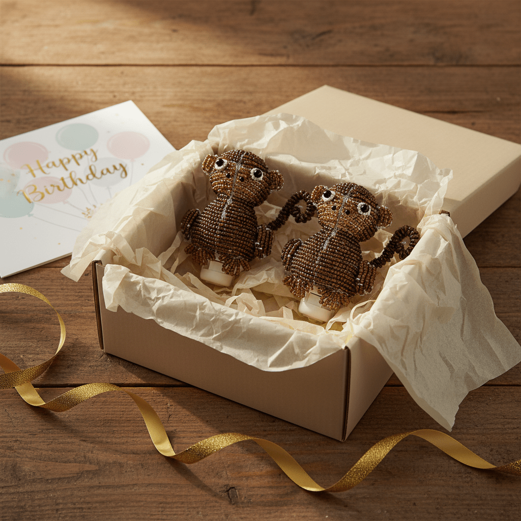 Night Light, Monkey (Set of 2) - Che Cose Belle