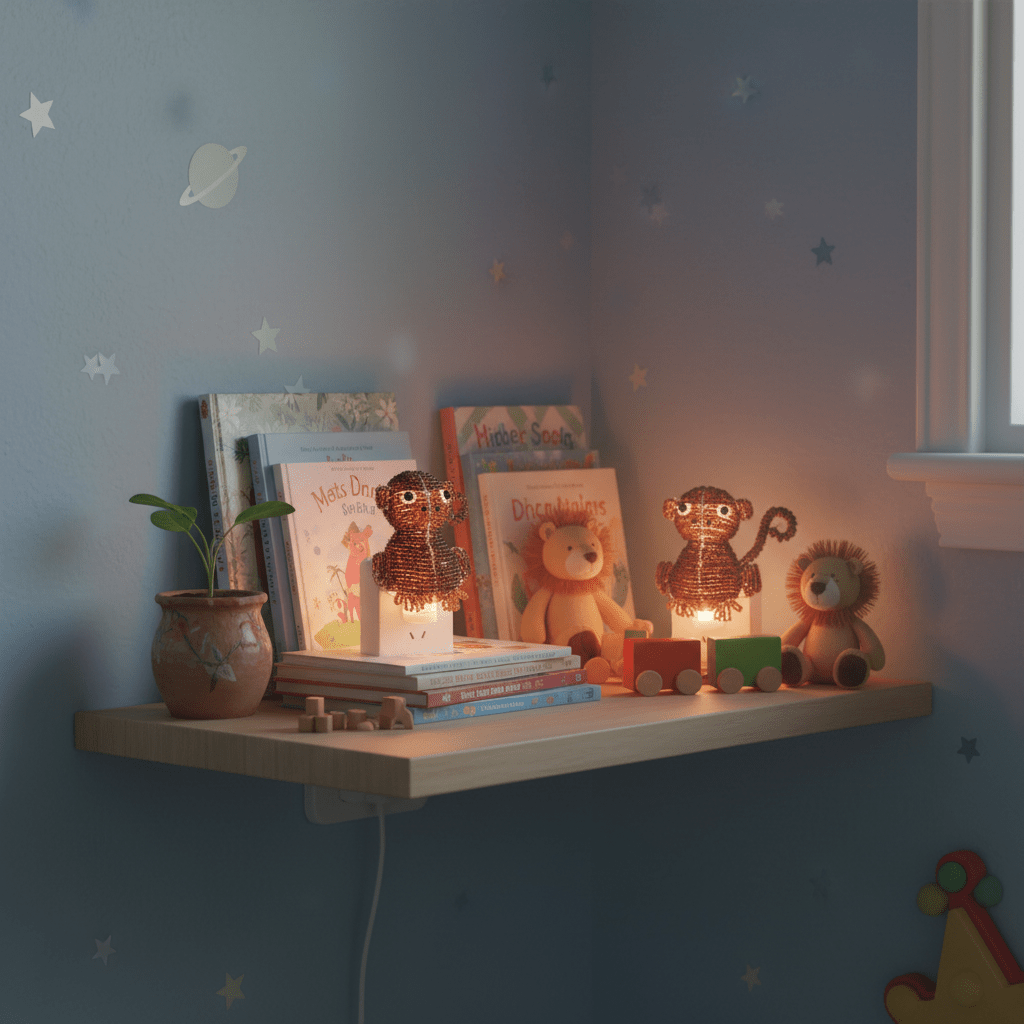 Night Light, Monkey (Set of 2) - Che Cose Belle
