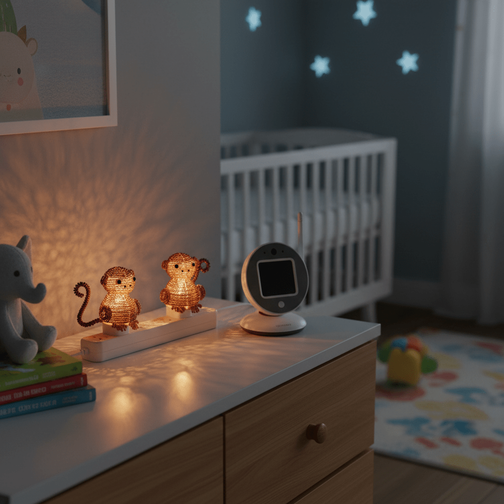 Night Light, Monkey (Set of 2) - Che Cose Belle