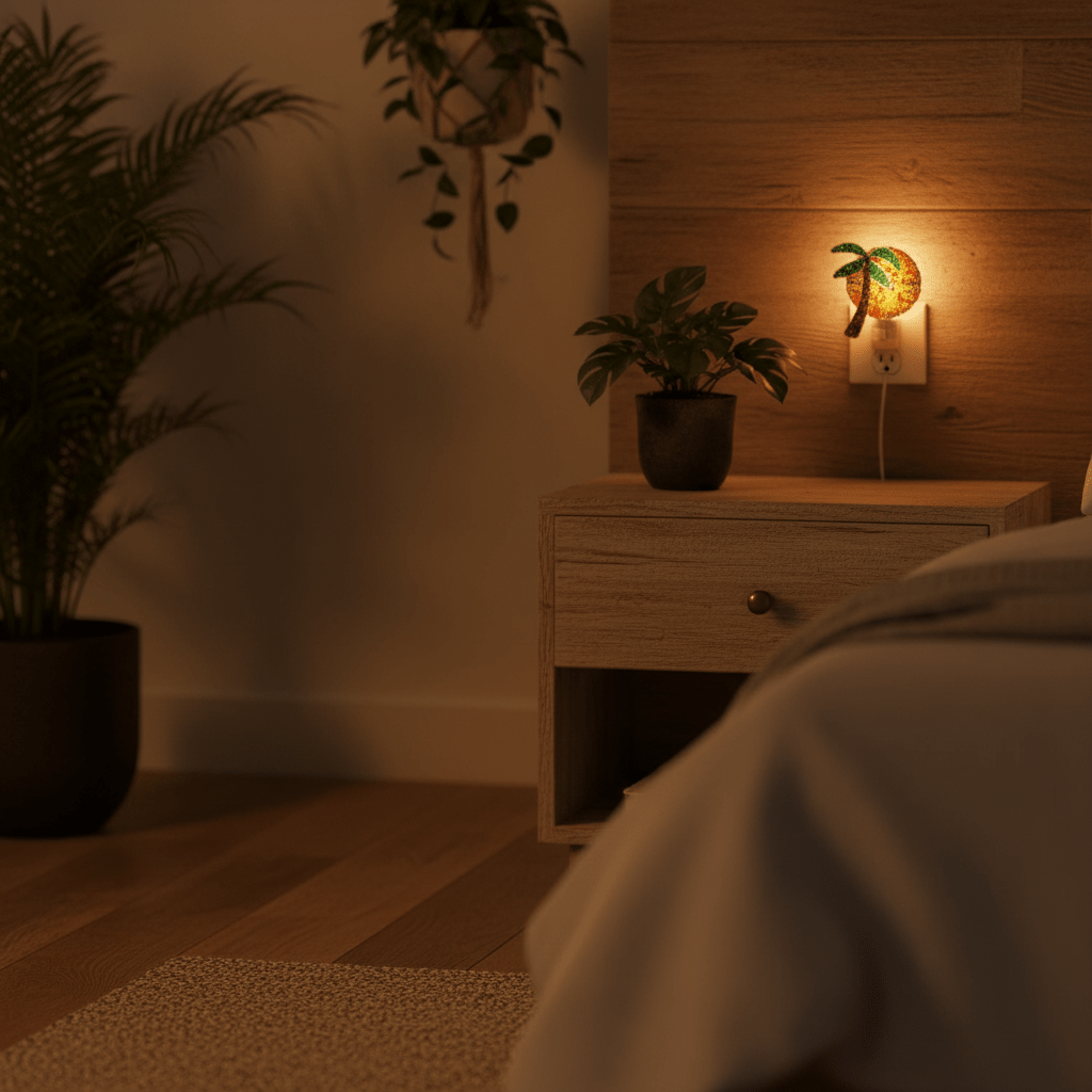 Night Light, Palm Tree (Set of 2) - Che Cose Belle