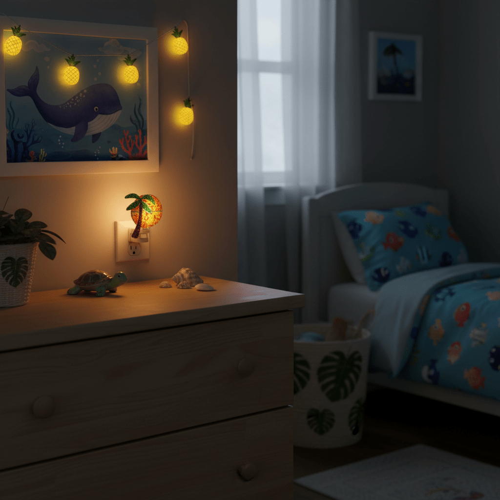 Night Light, Palm Tree (Set of 2) - Che Cose Belle