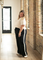 Nina Wide Leg Track Pants - Che Cose Belle