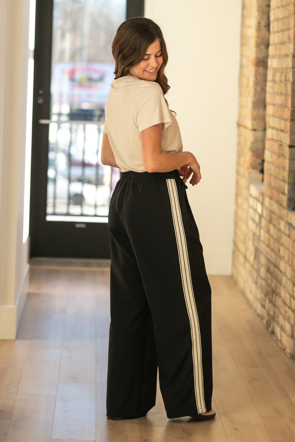 Nina Wide Leg Track Pants - Che Cose Belle