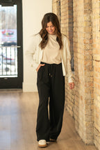 Nina Wide Leg Track Pants - Che Cose Belle